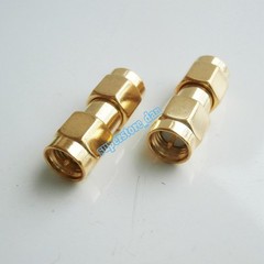 1Pcs SMA male to SMA male plug in series RF coaxial adapter connector Wifi
