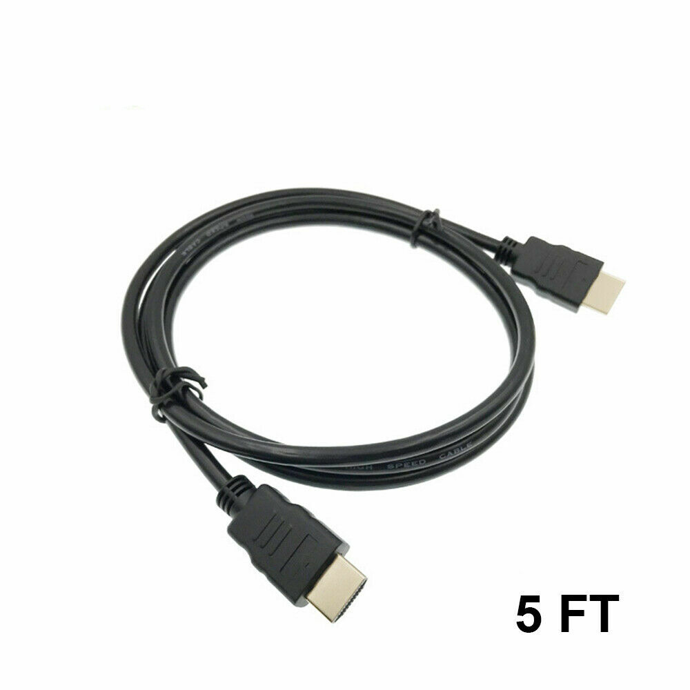 HDMI Cable Cord 5FT 1.5M 1080P For 3D DVD HDTV PS3 XBOX LCD TV HD Black US