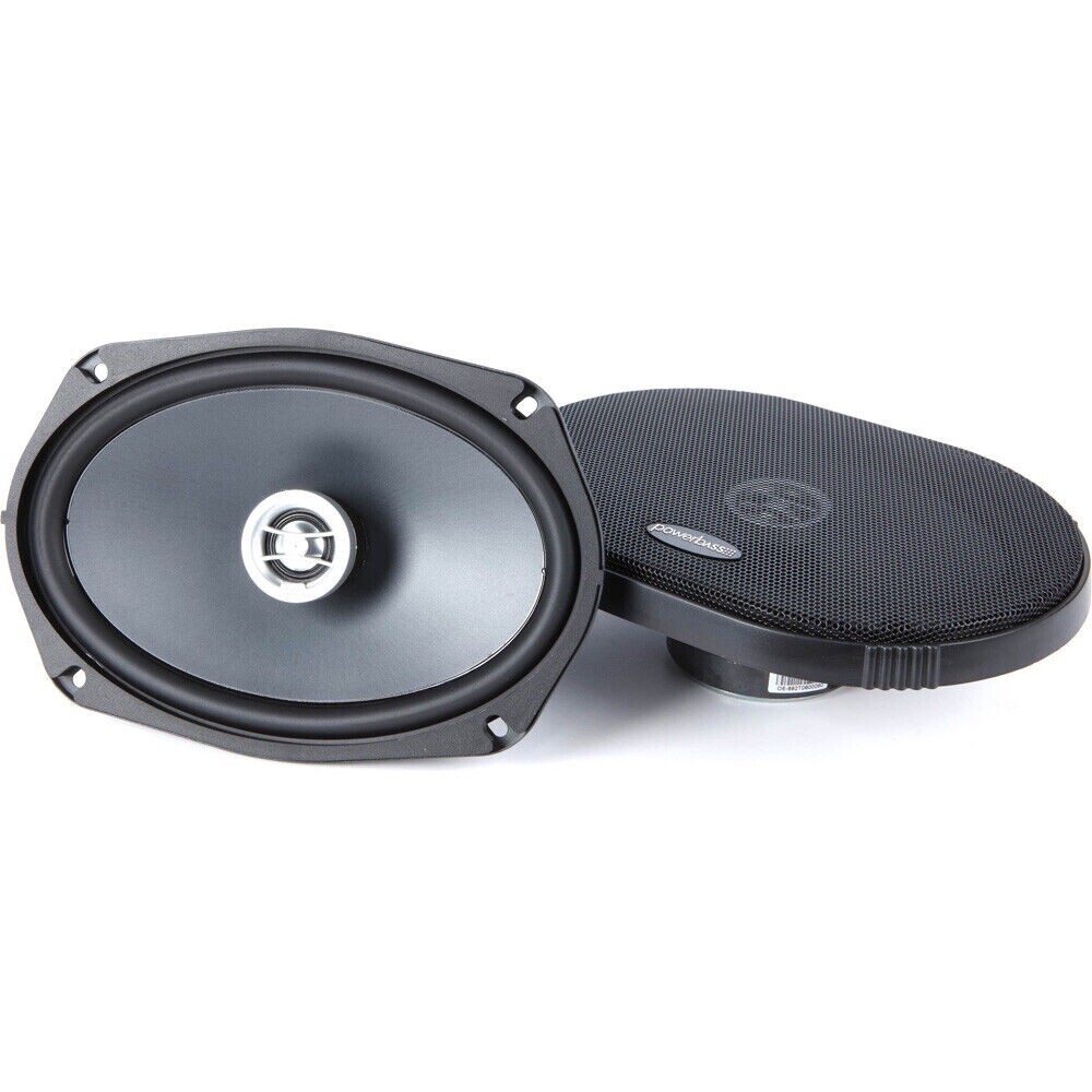 AUTHENTIC POWERBASS OE-692T 6X9″ 60W RMS 2-OHM SLIM CAR SPEAKERS