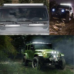 10″ inch 450W LED Work Light Bar Combo Spot Flood Driving Off Road SUV Boat ATV