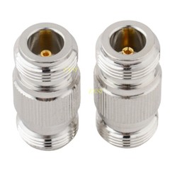 N Female to N Female RF Coaxial Converter Coax Adapter N-N F/F
