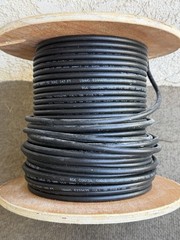 RG6/18AWG Bulk Coax HD Video Cable Black