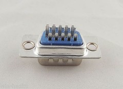 100x VGA Male Plug Socket DB15 15-Pin D-SUB 3 Rows Solder Type Connector Adapter
