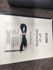 Icom SP-20 Deluxe Filtering Speaker ! IC-R7100 , IC-765 , IC-761 and others !