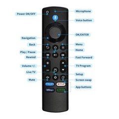 New Replacement Amazon Fire TV Remote Control For Stick 4K Max Streaming Device