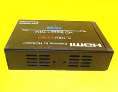 A.NEUVIDEO ANI-HDB70 TRANSMITTER HDMI EXTENDER HD BASE T 70M 4K 2K CAPABLE BLACK