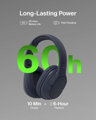 Belkin Wireless Over-Ear Headphones | iPhone Samsung Compatible | HD Sound | 60H