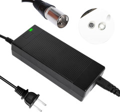 UL Certified 54.6V Fast Charger with XLR Plug – 13S 48V Lithium Battery Charger