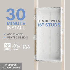 Legrand – 30 Inch Media Enclosure, Wifi Electrical Box, Cable Management Box fo