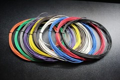 18 GAUGE WIRE RED & BLACK 25 FT EACH PRIMARY AWG STRANDED COPPER POWER GROUND