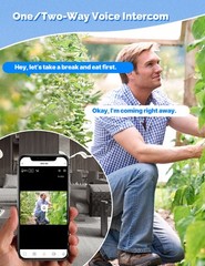 MOES 4G LTE Cellular Solar Security Camera Wireless Outdoor Built-in VSIM Card