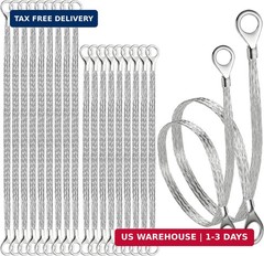20 Pcs Ground Straps Automotive, 10/12 Inch Engine Universal Ground Strap Kit, B