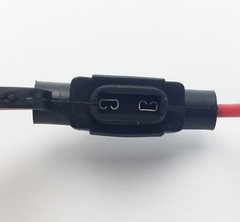 In-Line Car Fuse Holder ATM Blade Mini Fuse 16AWG cable 12/24/32V 25A Waterproof