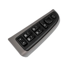 Door Lock and Power Window Switch & Gray Bezel Assy for GMC Sierra 1500 2500 HD