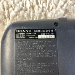 SONY Discman ESP2 Portable CD Player D-E451 – Tested Read
