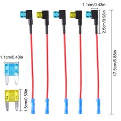 Fuse TAP Adapter Kit 12V 15 Amp 20Amp Car Add-a-circuit Mini ATM APM Blade LOT