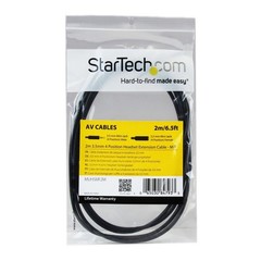 StarTech.com 2m 4 Position TRRS Headset Extension Cable