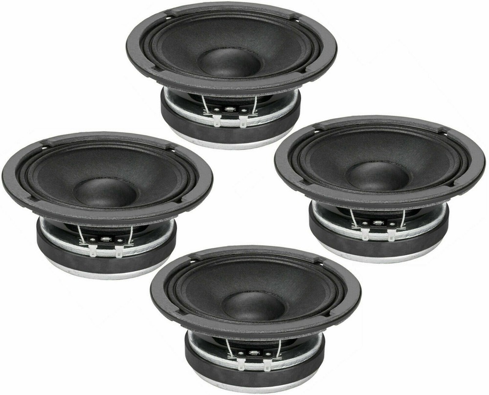 AUTHENTIC 4 x FaitalPro 6FE200 6″ MidRange 260W Car Audio Speaker 8Ohm 95dB