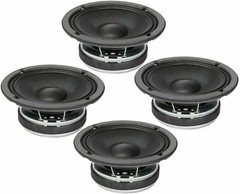 AUTHENTIC 4 x FaitalPro 6FE200 6″ MidRange 260W Car Audio Speaker 8Ohm 95dB