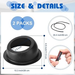 2 Pcs Universal Speaker Enclosures for 6.5 Inch Speakers – Durable ABS Plastic