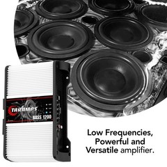 [US SELLER] Taramps Bass 1200 2 Ohm Monoblock Amplifier Rms 1 Channel 14.4VDC