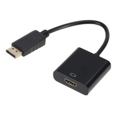 DisplayPort to HDMI Adapter Cable 1080P DP Male to HDMI Female Converter