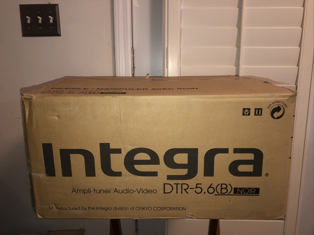 Onkyo Integra AV Receiver DTR-5.5 In Original Box & Cables No Remote Tested