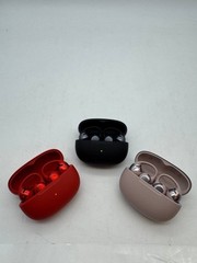 Shokz – OpenDots ONE Open-Ear True Wireless Bluetooth Earbuds – Pink/Black/Red