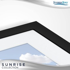 Icona Bay – 4×6 Black Picture Frame – Painted Solid One-Piece Wood 4×6,