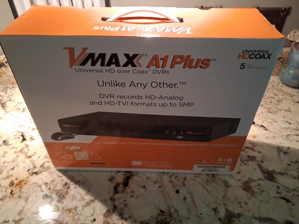 Digital Watchdog VMAX A1 Plus – 2TB – 8-Channel Analog HD DVR – Black New