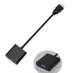 HDMI Male to VGA Female Video Converter Adapter Cable For PC DVD 1080P HDTV TV