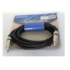 15ft Instrument Guitar Audio Speaker Cable 6.35mm 1/4″ to 1/4″ Mono Male Cord