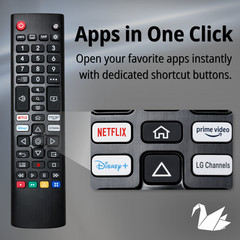 Universal LG Smart TV Remote AKB76040302 Replacement for ALL LG TV Models