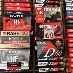 Maxell XLII 90 High Bias Cassette Tape Packs NOS Sealed Type I/II TDK Lot of 68