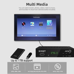 HDMI OTA Free tv cable box Atsc Tuner HD digital converter box Recorder Receiver