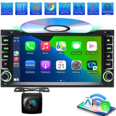 Apple CarPlay For Toyota DVD Player Android Auto Car Stereo Radio GPS BT AM FM