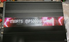 Marts Digital MP-5000.1 5000W RMS Monoblock Car Amplifier 1 Ohm Stable Bass Amp.
