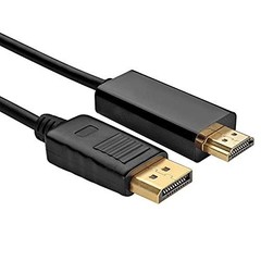 6ft Display Port DP to HDMI Cable Cord Adapter Converter Video HDTV 1080P 60Hz