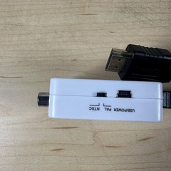 Mini Box AV2HDMI Upscaler AV RCA to HDMI VIDEO Converter Adpter 1080P TV PS2 DV