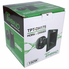 2 Timpano TPT-DH175 150W Per 1″ Ferrite Compression Horn Drivers 8 Ohm Car Audio