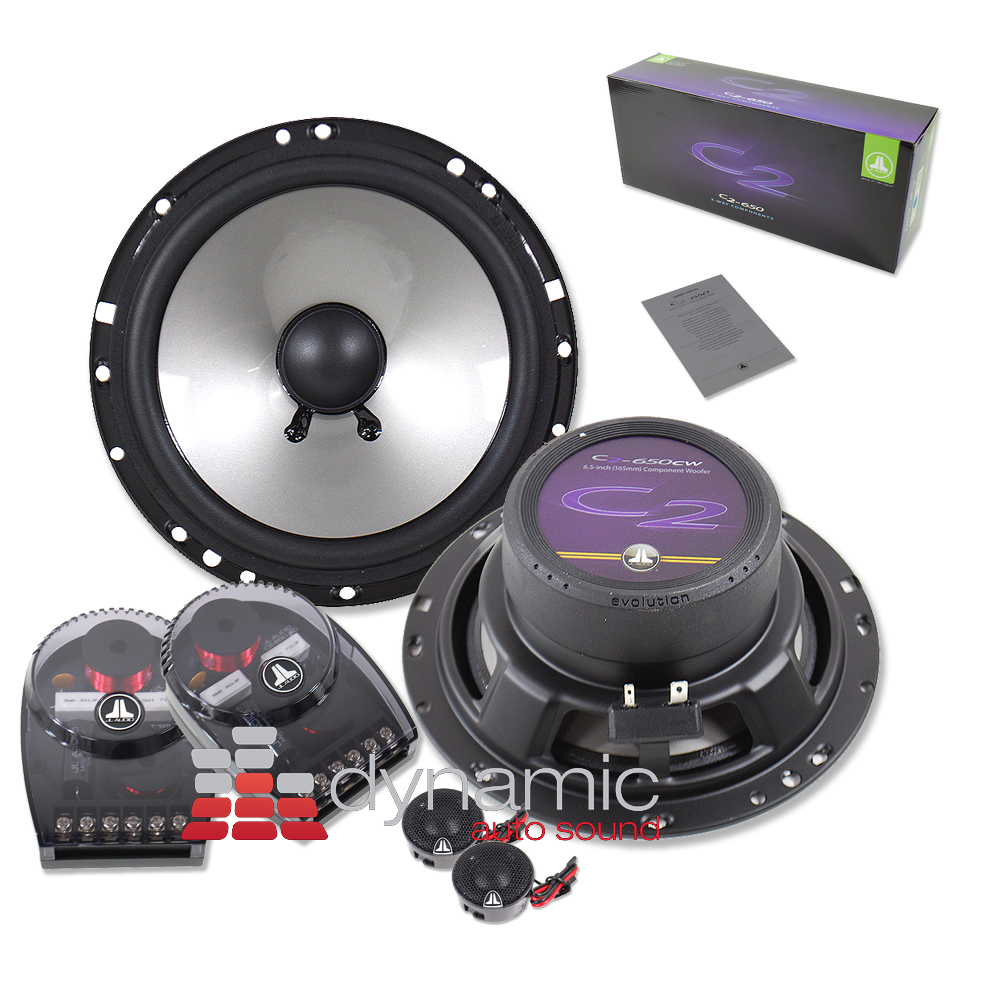 JL Audio C2-650 C2 Series 6-1/2″ 2-Way Component Car Audio Speakers Comp NEW