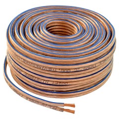Car Home Audio Speaker Wire Transparent Clear Cable 12AWG 100ft 12/2 Gauge
