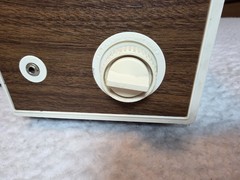 Vintage Panasonic Woodgrain Flip AM Radio Alarm Clock RC-1282 TESTED-RARE Works