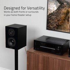 Fluance Elite 2-Way Bookshelf Surround Sound Home Theater Speakers