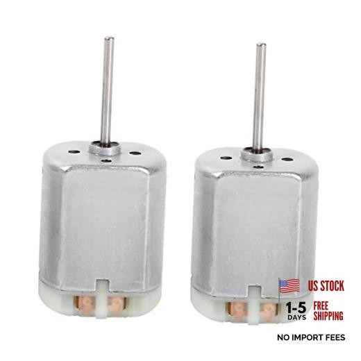 1 Pair 22mm Door Lock Actuator Motor – 12V DC Car D Flat Shaft Door Lock