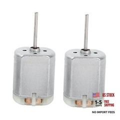 1 Pair 22mm Door Lock Actuator Motor – 12V DC Car D Flat Shaft Door Lock