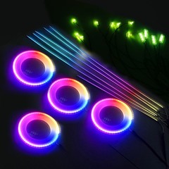 1 in 22 Full LED Bead Symphony Dream Car Interior Ambient Lighting Wireless Kits