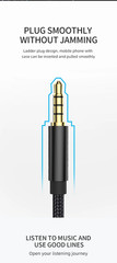 3.5mm Extension Cable AUX Extender Cord TRS Adapter Stereo Audio Headphone Cable