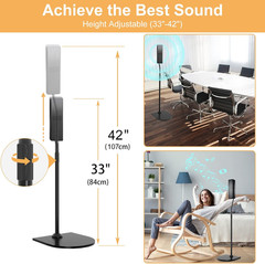 Adjustable Stand for Bose Speaker Stands, for Omnijewel Lifestyle 650, Surround
