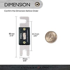 Conext Link ANL100-5 Nickel ANL Fuse 5 Pack 100 Amp